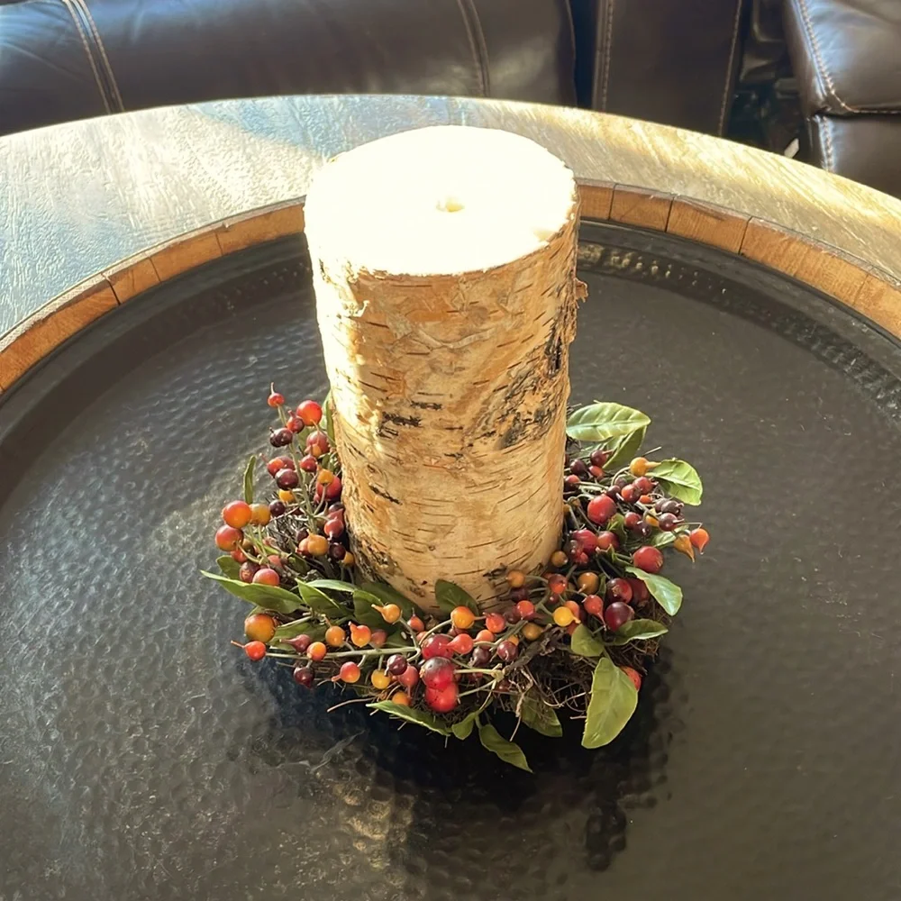 COPY - Restoration Hardware Winter Harvest 10” Pillar Ring.